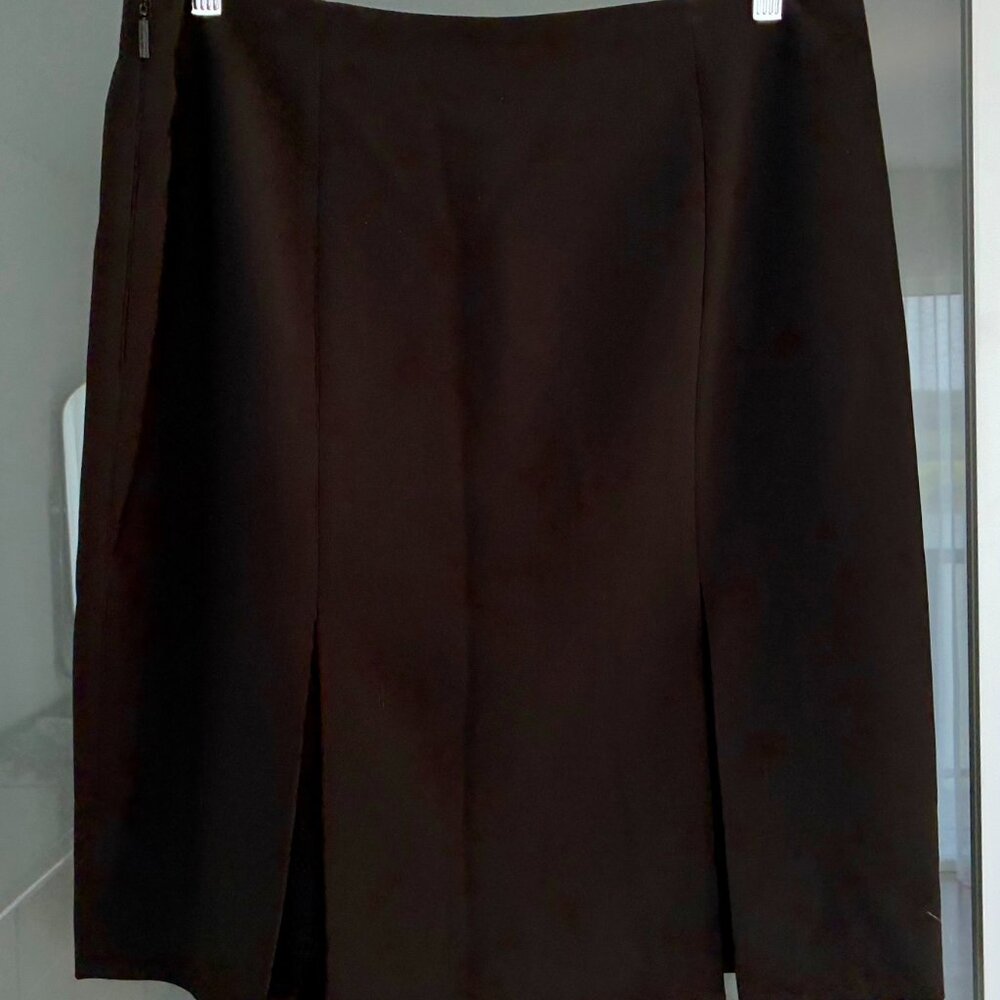 Black crepe short Skirt Karl Lagerfeld